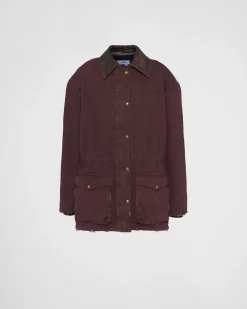 Mujer Prada ROPA DE ABRIGO^Chaqueta De Lona
