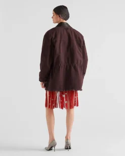 Mujer Prada ROPA DE ABRIGO^Chaqueta De Lona