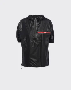 Mujer Prada ROPA^Chaqueta De Manga Corta De Re-nylon Ligero