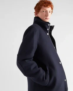 Hombre Prada ROPA DE ABRIGO^Chaqueta De Mezcla De Lana
