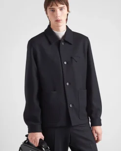Hombre Prada CHAQUETAS Y ABRIGOS^Chaqueta De Mezcla De Lana
