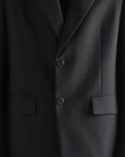 Hombre Prada CHAQUETAS Y ABRIGOS^Chaqueta De Mezcla De Lana De Cruzado Simple