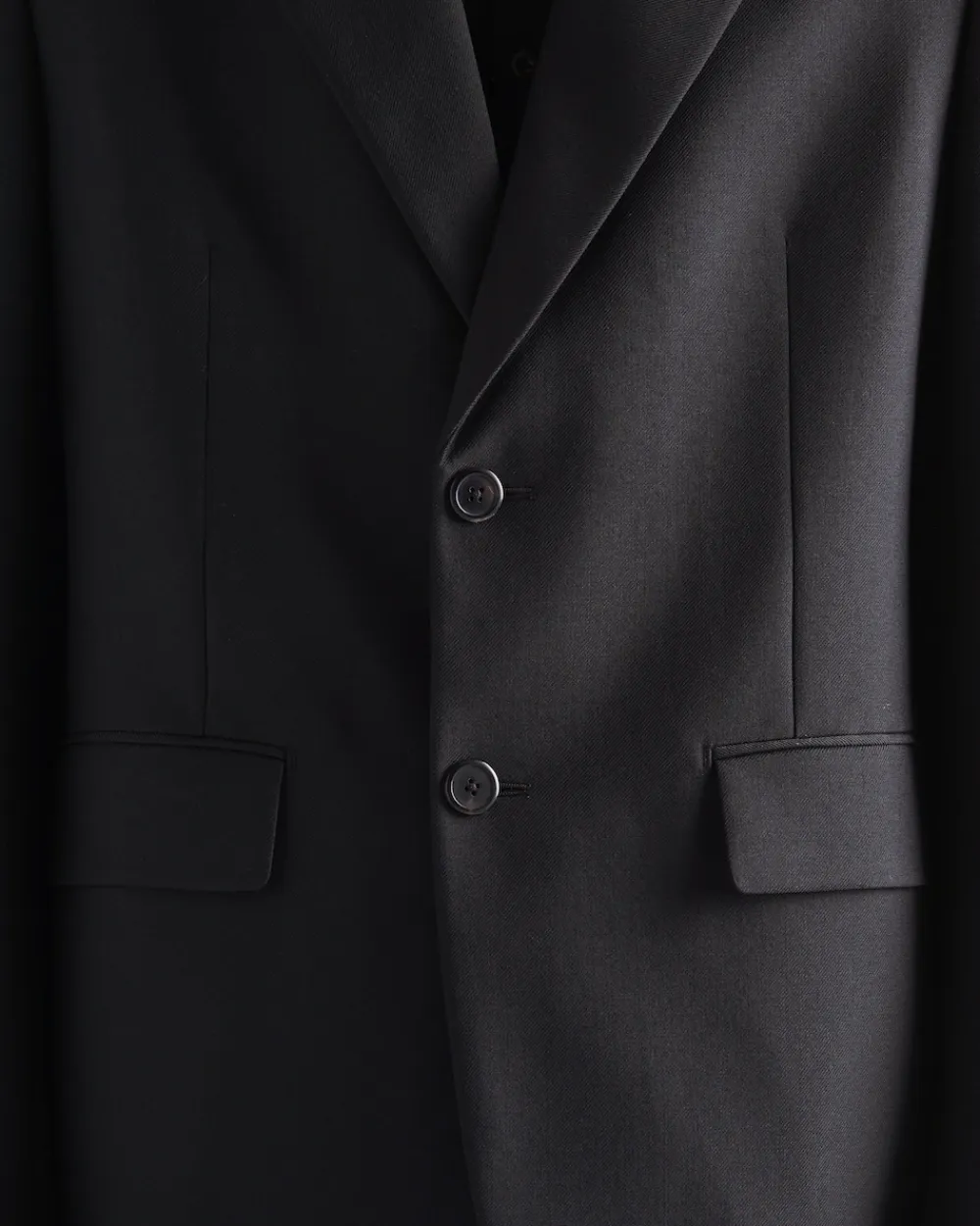 Hombre Prada CHAQUETAS Y ABRIGOS^Chaqueta De Mezcla De Lana De Cruzado Simple