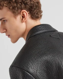 Hombre Prada ROPA DE PIEL^Chaqueta De Napa