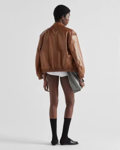 Mujer Prada ROPA DE PIEL^Chaqueta De Napa