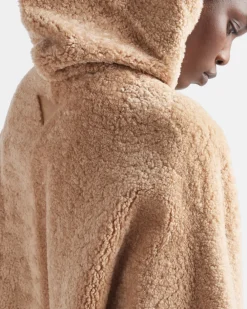 Mujer Prada ROPA DE PIEL^Chaqueta De Napa Y Borreguillo