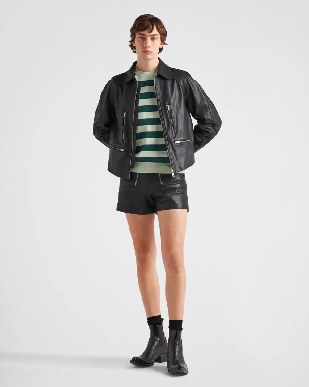 Hombre Prada ROPA DE PIEL^Chaqueta De Piel