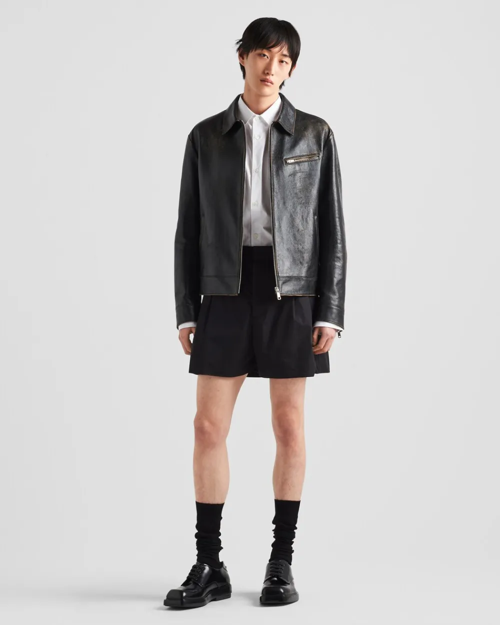 Hombre Prada ROPA DE PIEL^Chaqueta De Piel