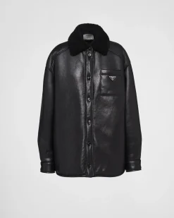 Mujer Prada ROPA DE PIEL^Chaqueta De Piel Vuelta