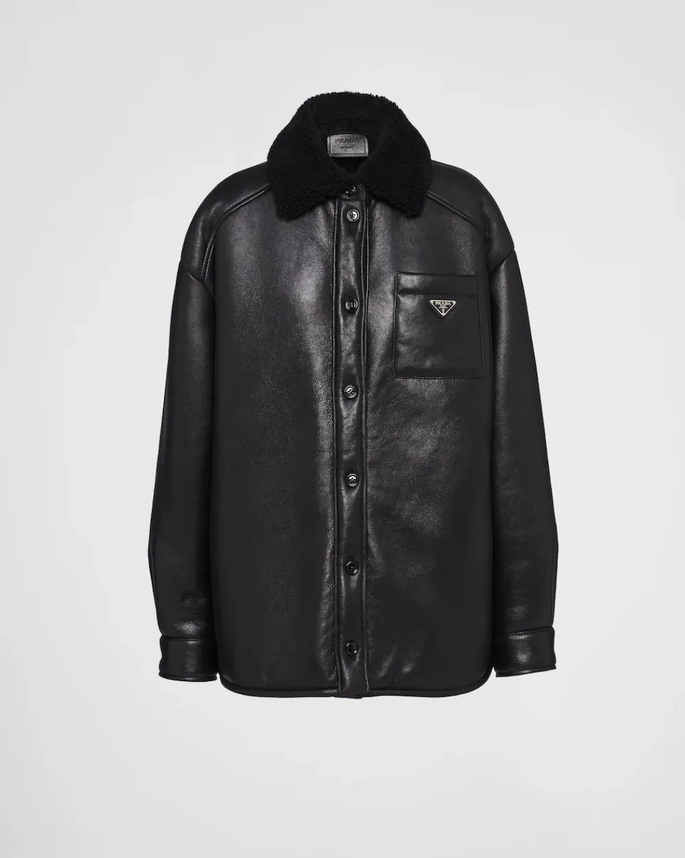 Mujer Prada ROPA DE PIEL^Chaqueta De Piel Vuelta