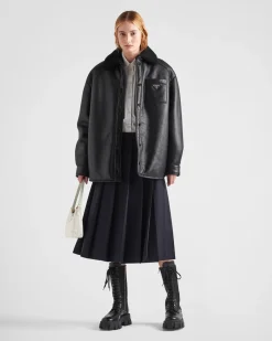 Mujer Prada ROPA DE PIEL^Chaqueta De Piel Vuelta