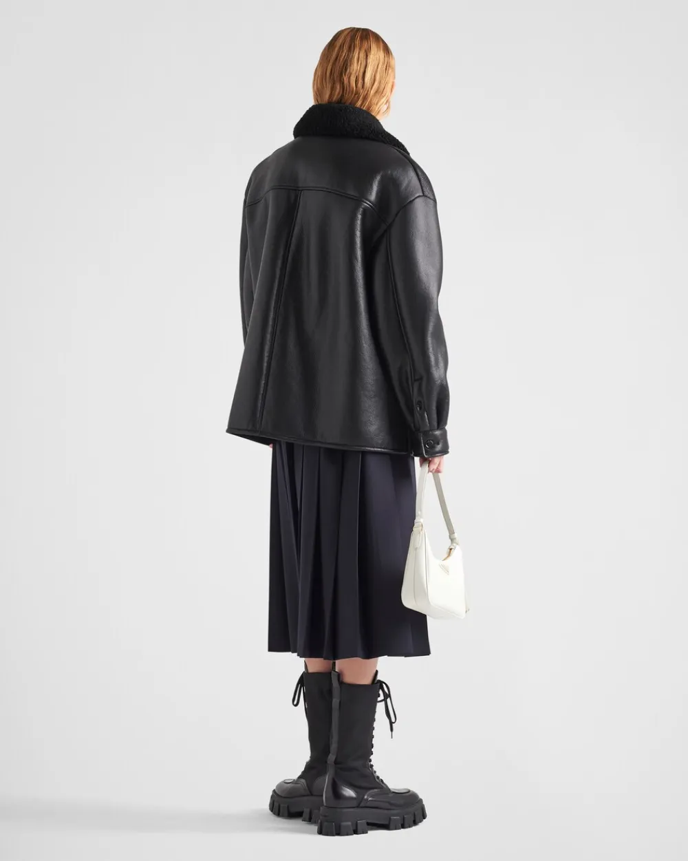 Mujer Prada ROPA DE PIEL^Chaqueta De Piel Vuelta