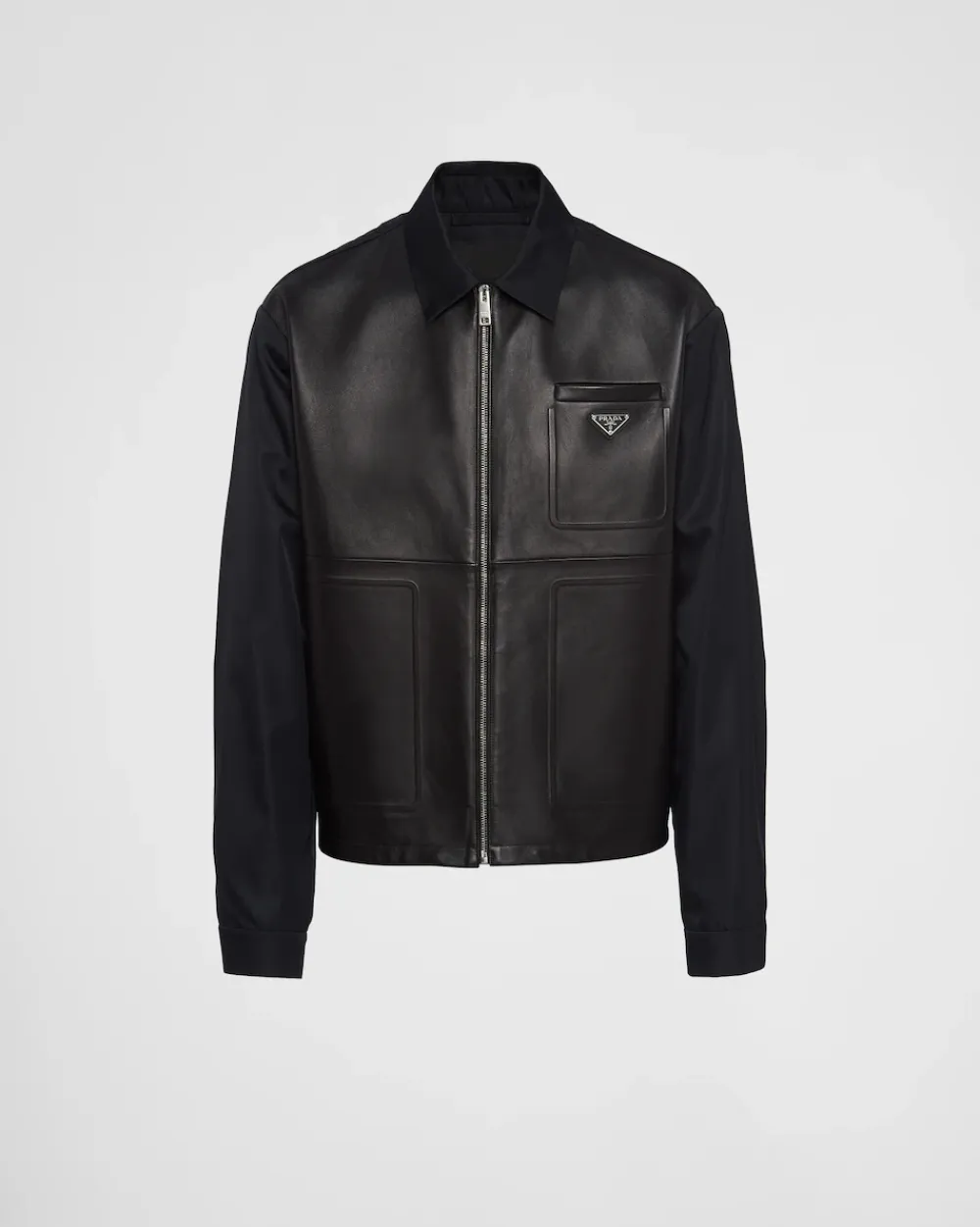 Hombre Prada ROPA DE PIEL|CHAQUETAS Y ABRIGOS^Chaqueta De Piel Y Re-nylon