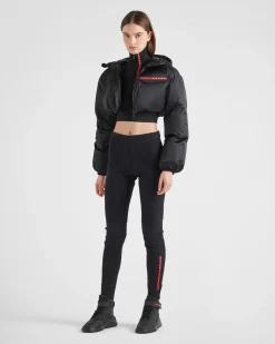 Mujer Prada ROPA^Chaqueta De Plumón Con Capucha De Re-nylon