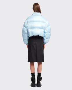 Mujer Prada ROPA DE ABRIGO^Chaqueta De Plumón Corta Convertible De Re-nylon