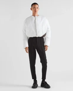 Hombre Prada ROPA DE ABRIGO^Chaqueta De Plumón Corta De Algodón