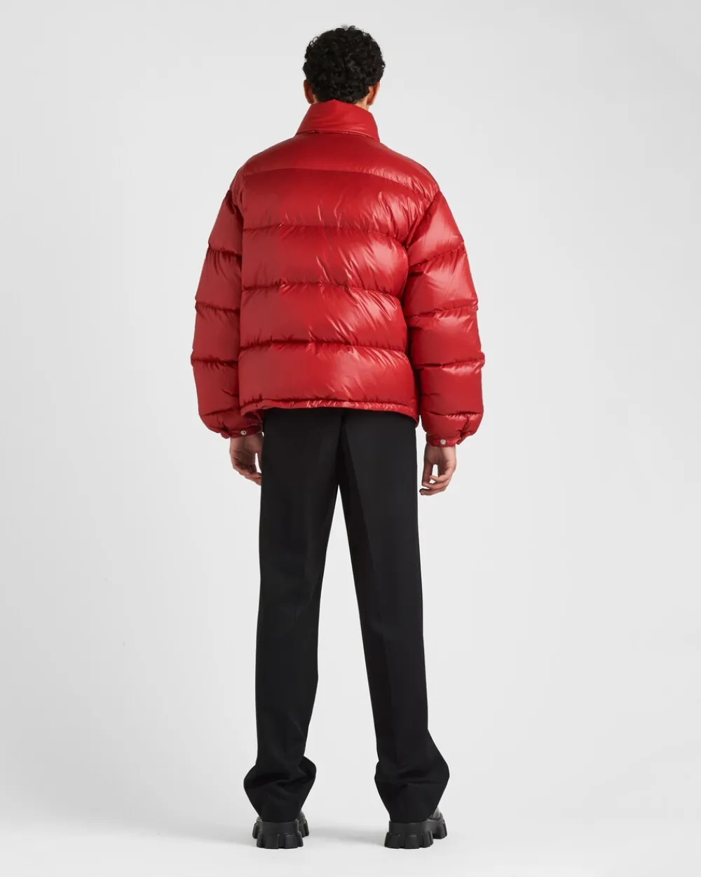 Hombre Prada ROPA DE ABRIGO^Chaqueta De Plumón Corta De Re-nylon