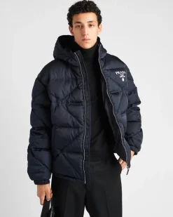 Hombre Prada ROPA DE ABRIGO^Chaqueta De Plumón Corta De Re-nylon