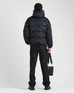 Hombre Prada ROPA DE ABRIGO^Chaqueta De Plumón Corta De Re-nylon