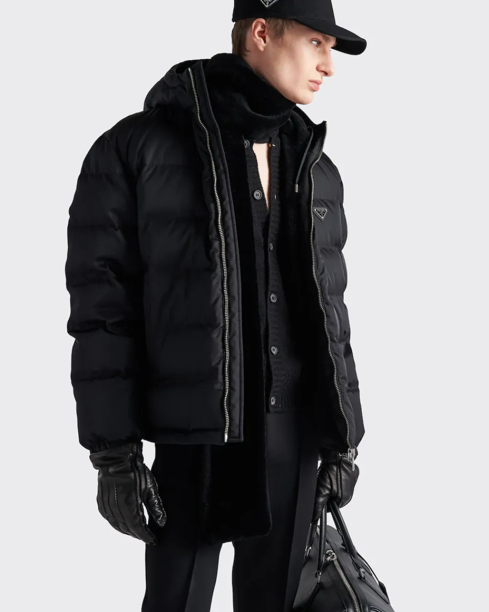 Hombre Prada COLECCIÓN MASCULINA|ROPA DE ABRIGO^Chaqueta De Plumón Corta De Re-nylon
