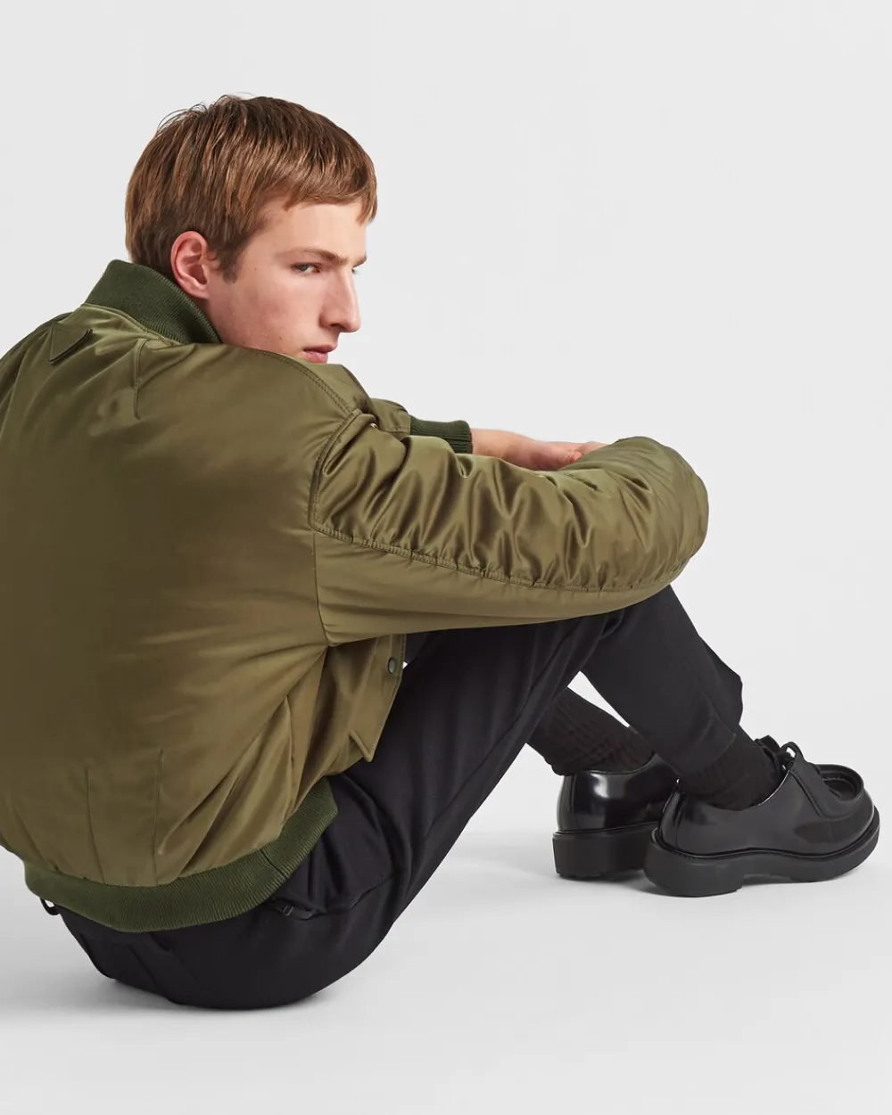 Hombre Prada COLECCIÓN MASCULINA|ROPA DE ABRIGO^Chaqueta De Plumón Corta De Re-nylon
