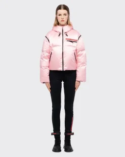 Mujer Prada ROPA^Chaqueta De Plumón Corta De Re-nylon Técnico
