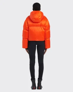 Mujer Prada ROPA^Chaqueta De Plumón Corta De Re-nylon Técnico