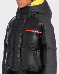 Mujer Prada ROPA^Chaqueta De Plumón Corta En Re-nylon Ligero