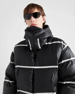 Hombre Prada ROPA^Chaqueta De Plumón De Tejido Técnico Ligero