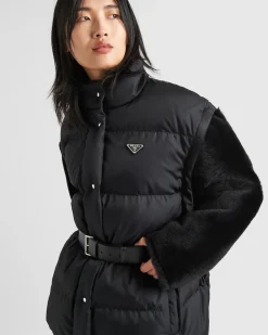 Mujer Prada ROPA DE ABRIGO^Chaqueta De Plumón En Re-nylon