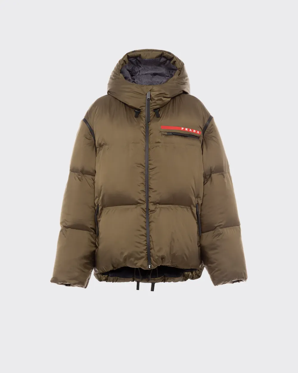 Mujer Prada ROPA^Chaqueta De Plumón Holgada De Re-nylon Técnico