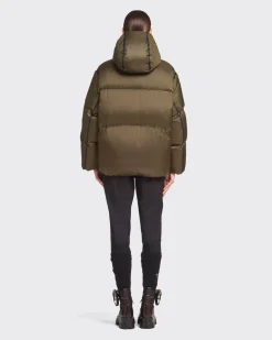 Mujer Prada ROPA^Chaqueta De Plumón Holgada De Re-nylon Técnico