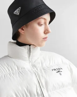 Mujer Prada ROPA DE ABRIGO^Chaqueta De Plumón Y Re-nylon Con Capucha
