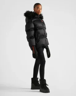 Mujer Prada ROPA^Chaqueta De Plumón Y Re-nylon Técnico