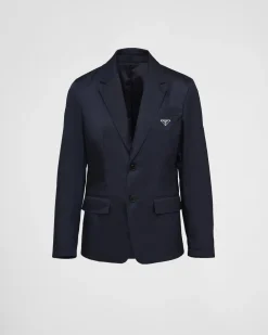 Hombre Prada COLECCIÓN MASCULINA|CHAQUETAS Y ABRIGOS^Chaqueta De Re-nylon Con Cruzado Simple