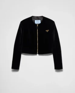 Mujer Prada CHAQUETAS Y ABRIGOS^Chaqueta De Terciopelo