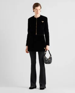 Mujer Prada CHAQUETAS Y ABRIGOS^Chaqueta De Terciopelo