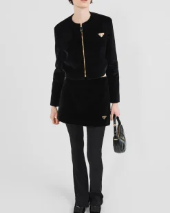 Mujer Prada CHAQUETAS Y ABRIGOS^Chaqueta De Terciopelo