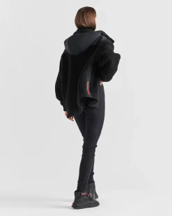Mujer Prada ROPA^Chaqueta Doble Forro Polar Y Tejido Técnico