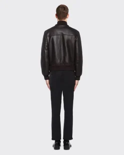 Hombre Prada ROPA DE PIEL^Chaqueta En Piel De Borrego