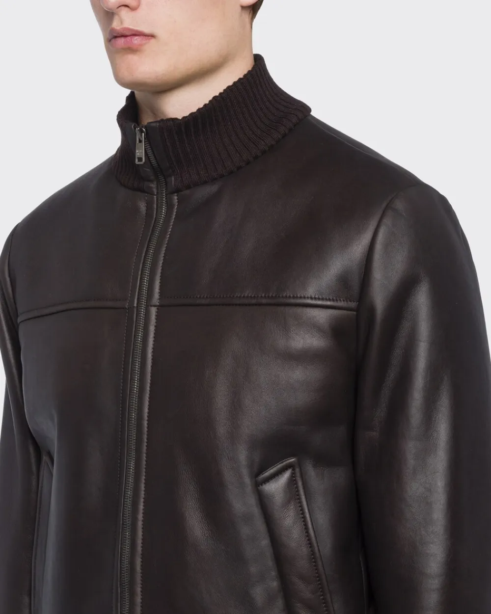 Hombre Prada ROPA DE PIEL^Chaqueta En Piel De Borrego