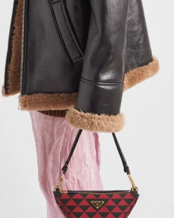Mujer Prada ROPA DE PIEL^Chaqueta Holgada De Piel Vuelta