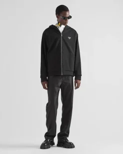 Hombre Prada ROPA DEPORTIVA Y SUDADERAS^Chaqueta Reversible De Algodón Y Re-nylon