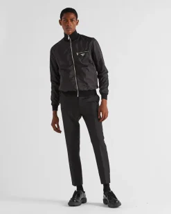 Hombre Prada TEJIDOS DE PUNTO^Chaqueta Reversible De Lana Y Re-nylon