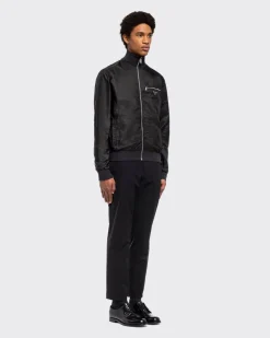 Hombre Prada TEJIDOS DE PUNTO^Chaqueta Reversible De Lana Y Re-nylon