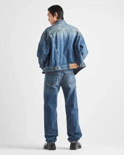 Hombre Prada TEJIDO VAQUERO^Chaqueta Vaquera