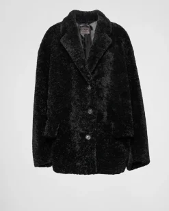 Mujer Prada ROPA DE PIEL^Chaquetón De Borreguillo