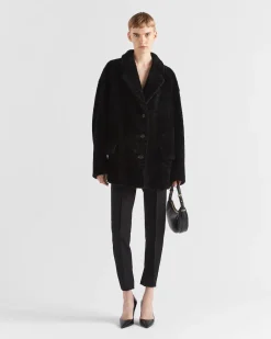Mujer Prada ROPA DE PIEL^Chaquetón De Borreguillo