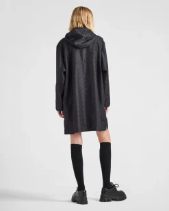 Mujer Prada ROPA DE ABRIGO^Chubasquero De Nylon Estampado