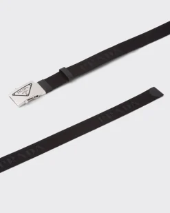 Hombre Prada CINTURONES^Cinturón De Re-nylon Tejido